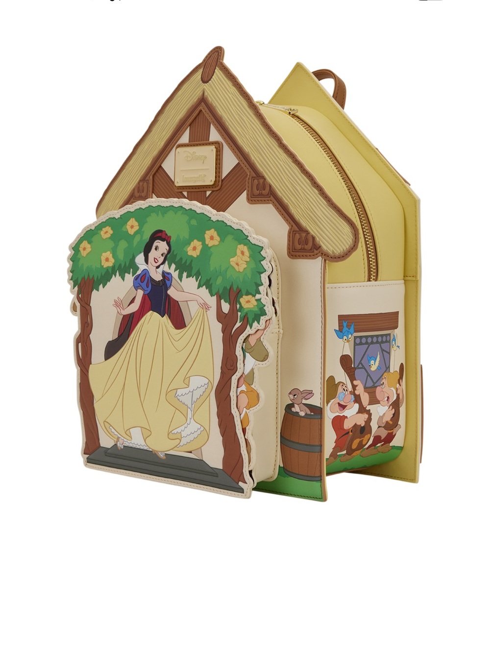 NWT Loungefly Snow White Cottage Mini Backpack - Picture 4 of 16